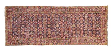 A NORTH WEST PERSIAN KELLEH OF MINA KHANI DESING, DATED 1234 AH, CIRCA 1816 AD