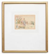 λ EDNA CLARKE HALL (BRITISH 1879-1979), A GROUP OF LANDSCAPE AND FIGURAL SKETCHES