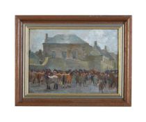 λ CHARLES CUNDALL (BRITISH 1890-1971), HORSE FAIR