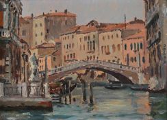 λ CLIFFORD HALL (BRITISH 1904-1973), PONTE DI CANNAREGIO, VENICE