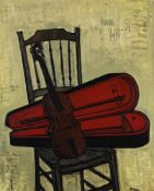 λ BERNARD BUFFET (FRENCH 1928-1999), NATURE MORTE AU VIOLON