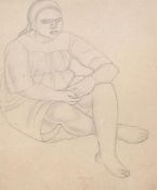 λ JEAN BERQUE (FRENCH 1896-1954), STUDY OF A SEATED WOMAN