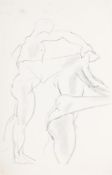 λ IVON HITCHENS (BRITISH 1893-1979), TWO FIGURES