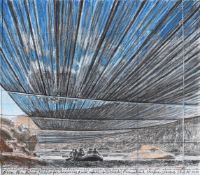 λ CHRISTO (AMERICAN/BULGARIAN 1935-2020), OVER THE RIVER, PROJECT FOR ARKANSAS RIVER