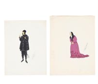 λ ERTÉ (FRENCH 1892-1990), TEAXIS; ROIS DES LEGENDES: MARIAGES: MARIEE DE 80 ANS (2)
