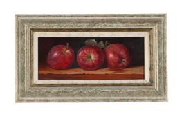 λ RAYMOND CAMPBELL (BRITISH B. 1956), THREE RED CHIEFS (APPLES)