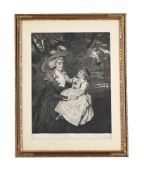 JOSEPH GROZER, AFTER SIR JOSHUA REYNOLDS, MRS SEAFORTH (A LADY AND CHILD)