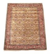 A TURKISH SILK RUG