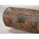 A HIDE AND STUD WORK CIRCULAR TRAVELLING BOX, LATE 17TH OR EARLY 18TH CENTURY - Image 4 of 4
