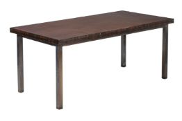 A LARGE METAMORPHIC DESK AND DINING TABLEBY ARCHER & SMITH