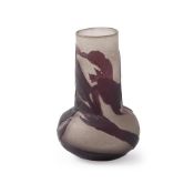 EMILE GALLE (1846-1904), AN ART NOUVEAU CAMEO GLASS VASE