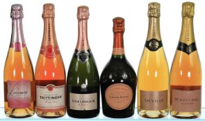 NV Mixed Case of Rose Champagne