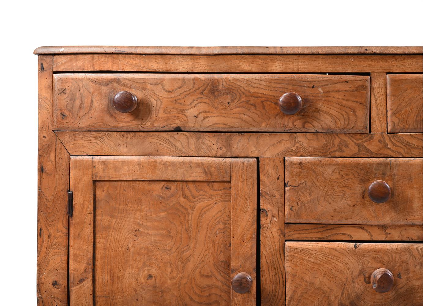AN ELM DRESSER BASE - Image 2 of 2