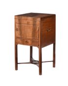 A GEORGE III MAHOGANY GENTLEMAN'S WASHSTAND