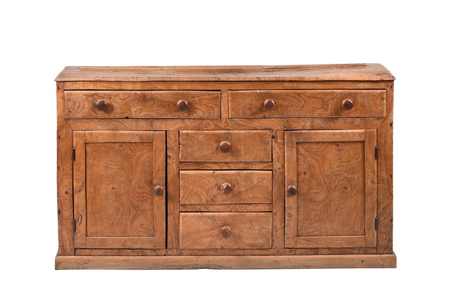 AN ELM DRESSER BASE