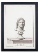 ITALIAN SCHOOL (18TH CENTURY), A SET OF NINE BLACK AND WHITE ENGRAVINGS AFTER THE ANTIQUE