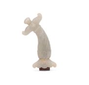 A Mughal celadon jade dagger handle