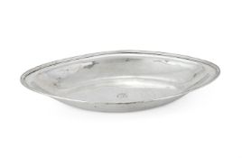 A SWEDISH SILVER OVAL DISH