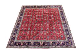 A TABRIZ CARPET, approximately 395 x 355cm