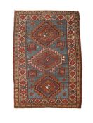 A CAUCASIAN KAZAK RUG, CIRCA 1880, approximately 213 x 134cm