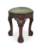 A GEORGE II MAHOGANY STOOL, CIRCA 1750