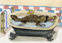 Chris Orr RA, PLATYPUS ON HOLIDAY, 2023