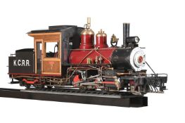 A WELL-ENGINEERED 3 ½ INCH GAUGE MODEL OF A TWO-FOOT GAUGE 2-4-4 FORNEY