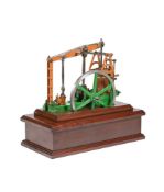 AN EXHIBITION MODEL OF AN EASTON AND ANDERSON LIVE STEAM 'GRASS-HOPPER' BEAM ENGINE, CIRCA 1950