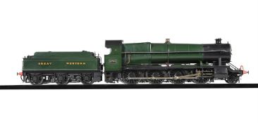 AN EXHIBITION STANDARD 3 1/2 INCH GWR MODEL OF A 2-8-0 GOODS TENDER LOCOMOTIVE NO 4705