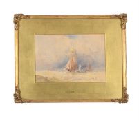 WILLIAM JOSEPH JULIUS CAESAR BOND (BRITISH 1833-1926), BOATS AT SEA