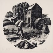 λ Clare Leighton (1898-1989) Grist Mill