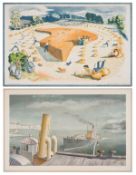 λ John Nash (1893-1977); Felix Kelly (1914-1994) Harvesting; Drifter and Paddle Steamers