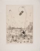 λ Anthony Gross (1905-1984) Les Cerfs-Volants in Battersea Park (Herdman 3403)