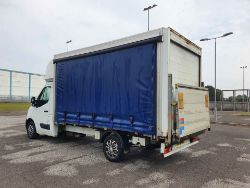 2017 Vauxhall Movano Curtainsider Luton with Tail Lift 2.2 Turbo SatNav F3500 L3H1 CDTI - 157k Miles