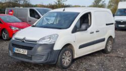 2016 Citroen Berlingo 1.6 En-Prise 625 BlueHDI 5 Door Van 125k - 2 Keys - Diesel Panel Van 1 Owner