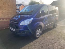 2017 17 ford Transit custom crew van automatic power shift - 70k miles with fsh - Euro 6 - LM17 LWV