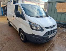 2016 FORD TRANSIT CUSTOM 270 ECO-TECH WHITE PANEL VAN - 119,652 miles - Plus vat