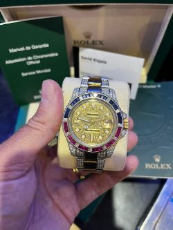 ROLEX GMT MASTER 2 BI METAL WATCH - 2010 - FULL SET - Previously Amir Khan's Watch*