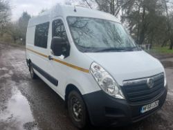 2016 66 Vauxhall movano welfare van - Eberspacher night heater - 6 seats - fridge - MF66 LDD