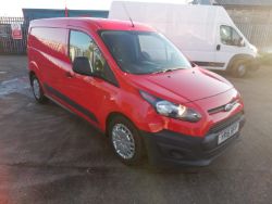 2016 16 ford Transit connect Lwb Red Panel van - Full service history - air con - YR16 BFP