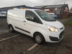 2017 17 ford Transit custom trend White panel van - Euro 6 - Ply lined - CV17 UDO