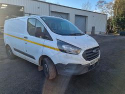 2019 68 FORD TRANSIT CUSTOM PANEL VAN - EURO 6 - 76K MILES - PLY LINED
