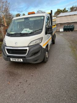 2019 19 Peugeot boxer tipper - 32k miles - Euro 6 - OY19 HCA