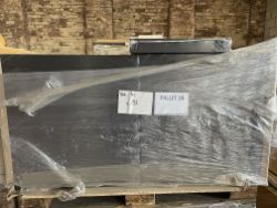 132 x Brand New B!organised Hudson oak Shelf - 58.6cm x 40cm