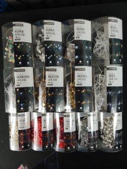 Brand New Approx 360 x LIT LED CHRISTMAS Garlands LED Lights