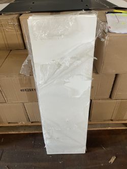 105 x Brand New B!organised White Shine Shelf - 80cm x 25cm