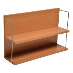 23 x NEW FORM - Beech F Shaped Shelf Kit - 38cm x 60cm x 17cm