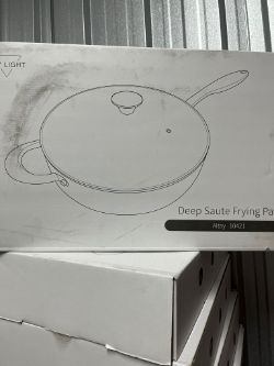 10 x BRAND NEW DEEP SAUTE FRYING PAN