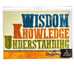 RW/PLT 6 - Pallet of DAYSPRING 10 NOTES & ENVELOPES WITH SCRIPTURE - WISDOM PROVERBS x 1824