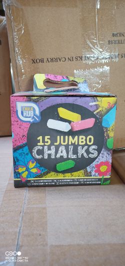 500pcs Brand new 15pc Jumbo chalk box - rrp £3.99 each new and sealed